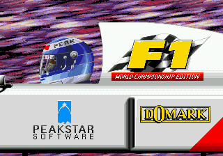 F1 - World Championship Edition (Europe) Title Screen